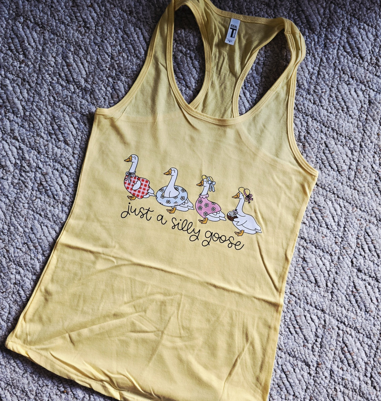 Just a Silly Bikini Goose Tank