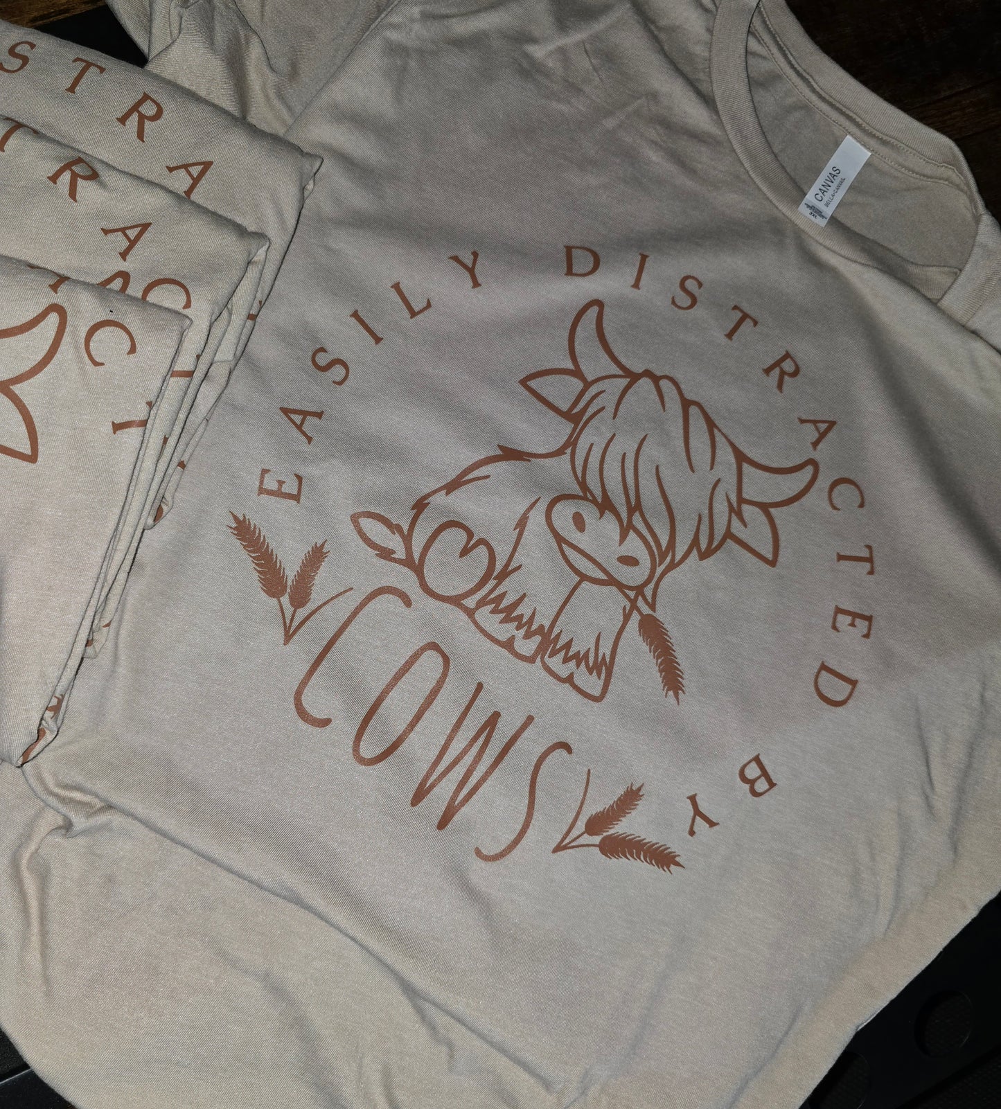 Distracted By Cows Tee