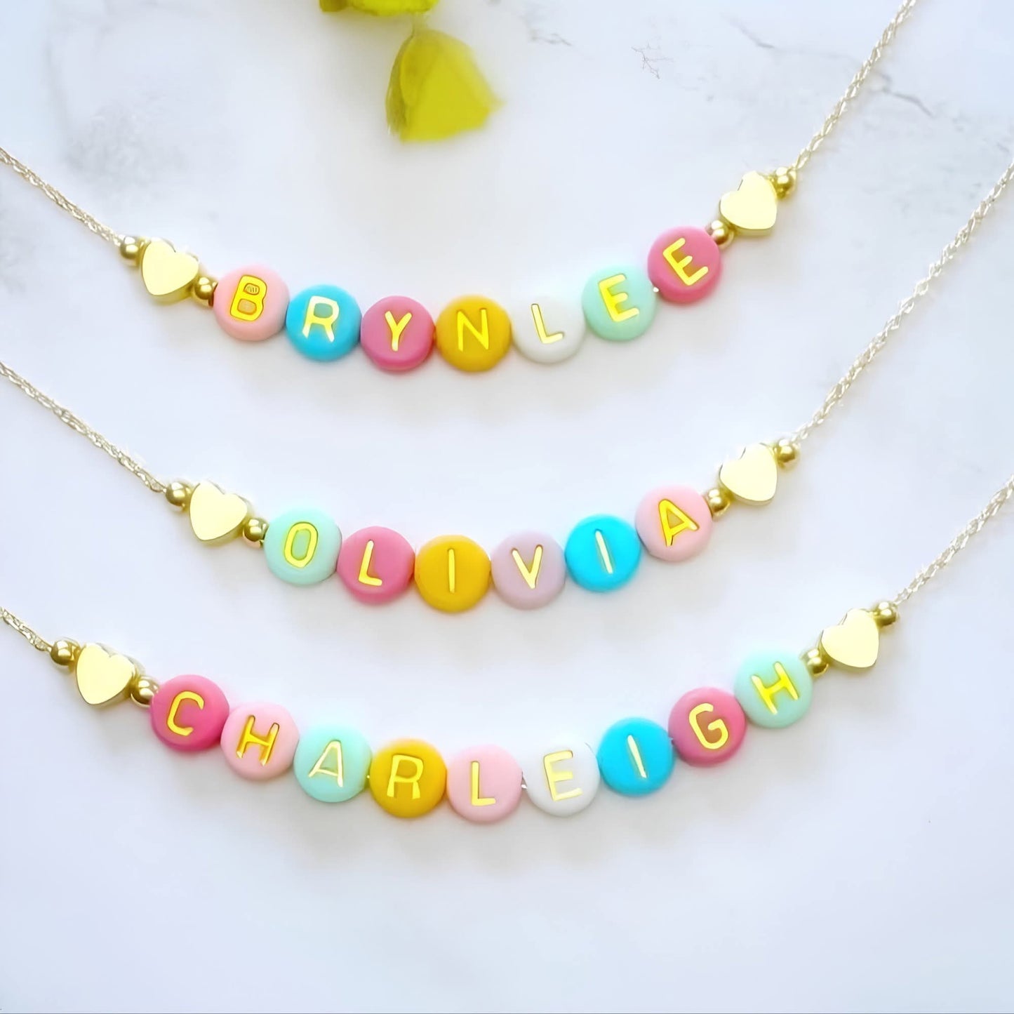 Pastel Pop Name Necklace