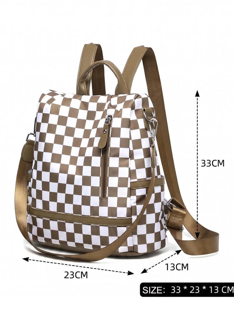 Camden Check Backpack