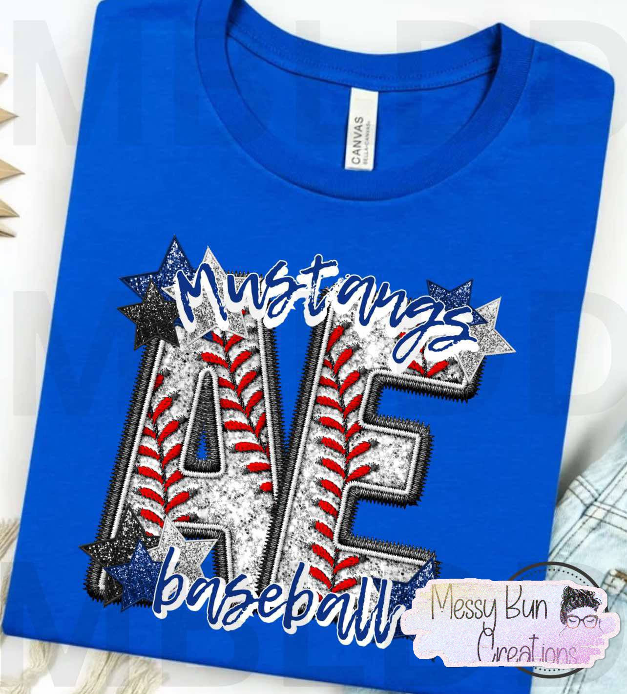 AE Stars and Stitches Baseball Tee