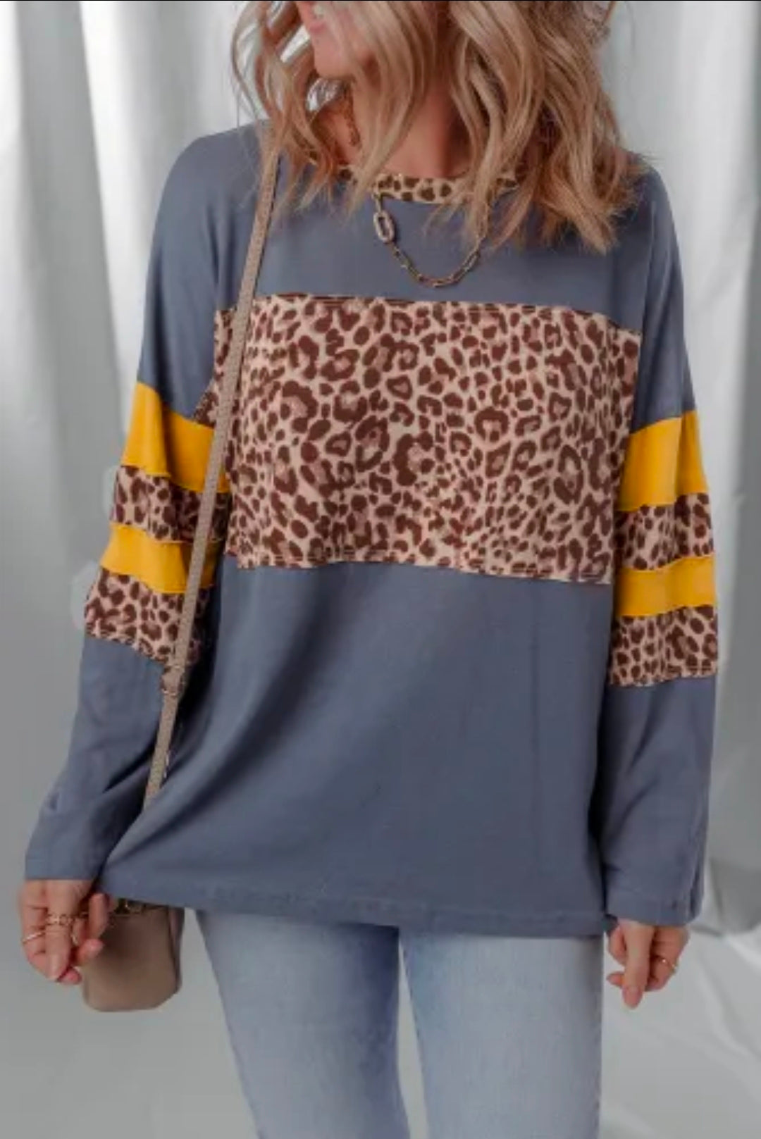 Leopard Patchwork Longsleeve