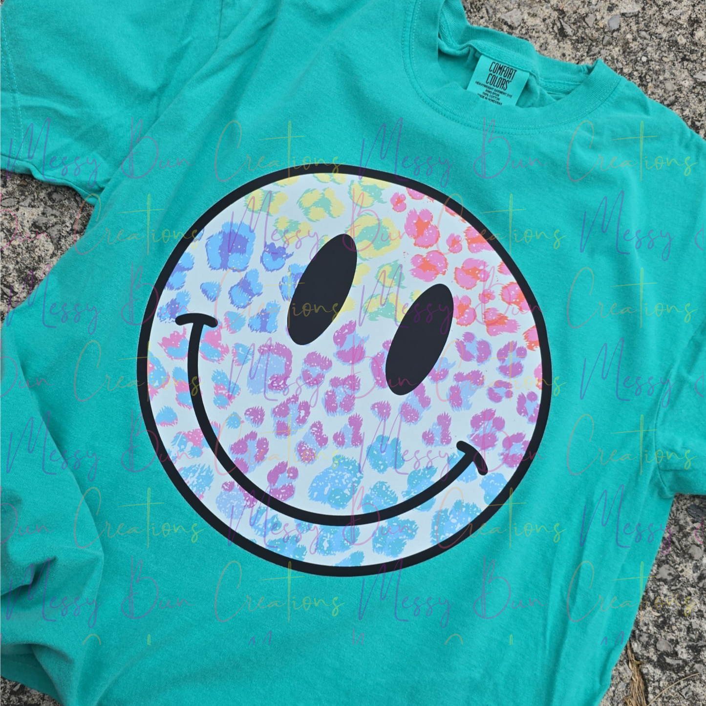 Pastel Cheetah Smiley