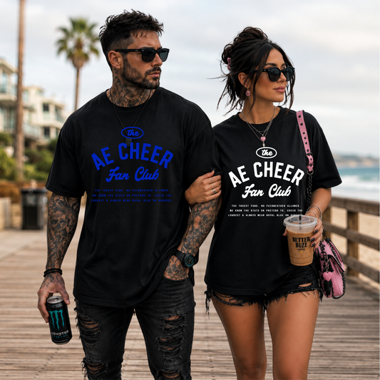 AE Cheer Black Tee