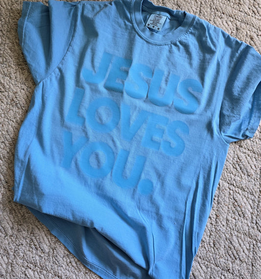 Jesus Loves You (Color on Color)