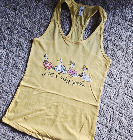 Just a Silly Bikini Goose Tank