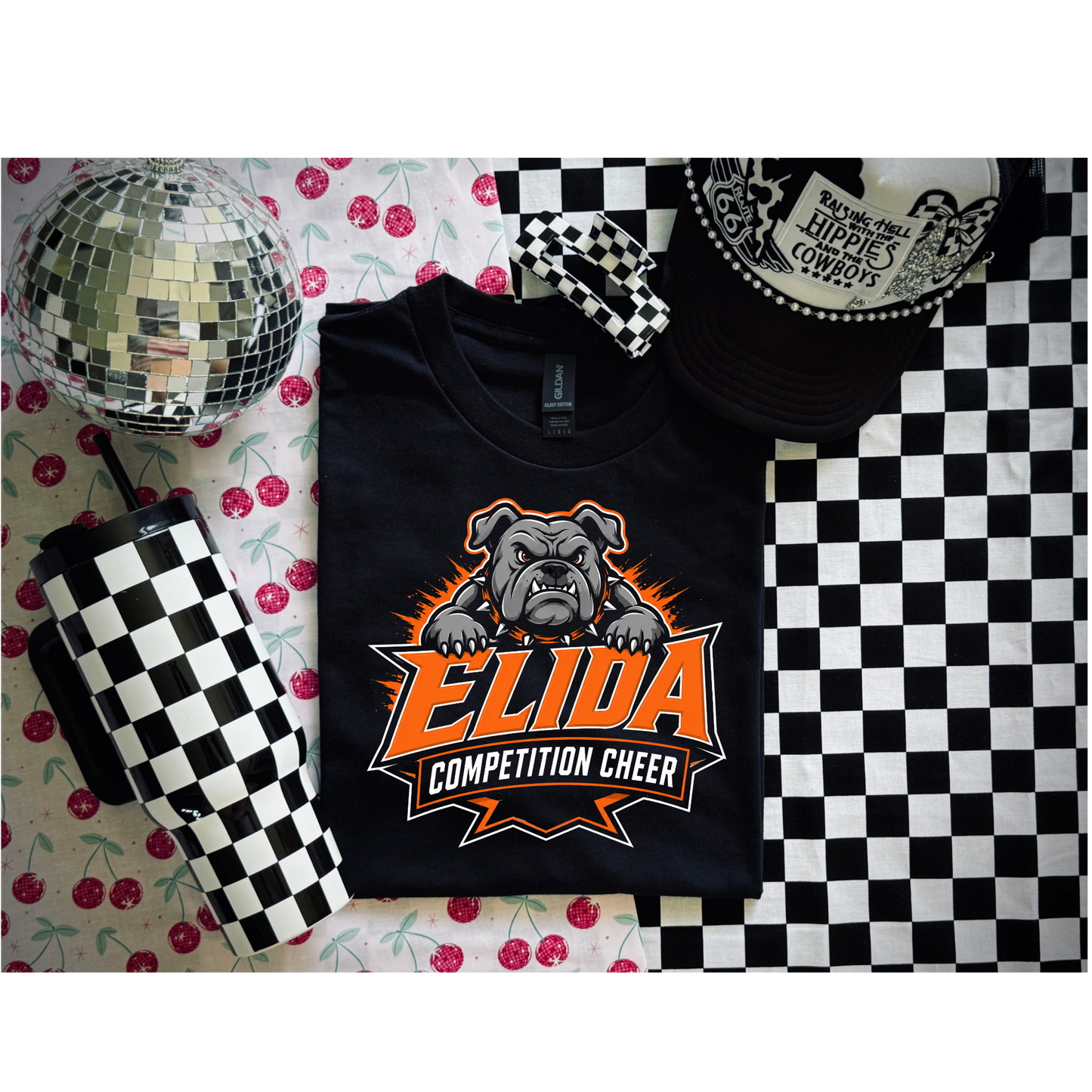 Elida Cheer Gildan Tee
