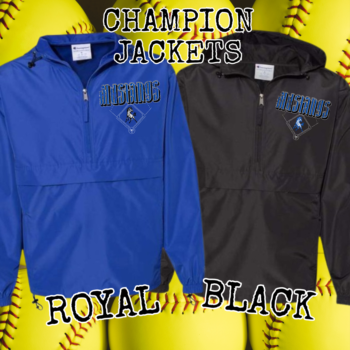 Mustang Softball Champion Pullover