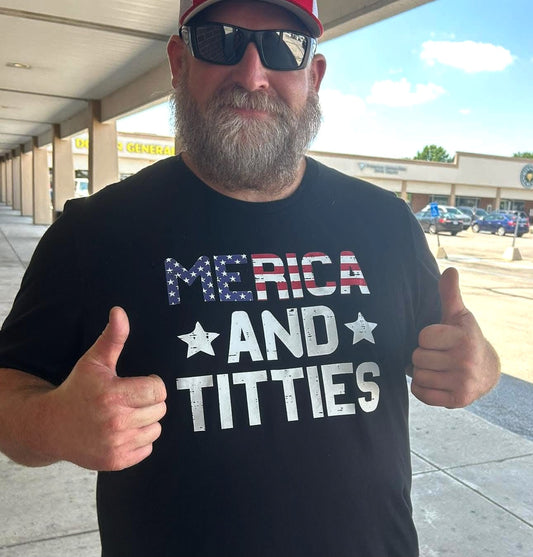 'Merica And Titties Tee