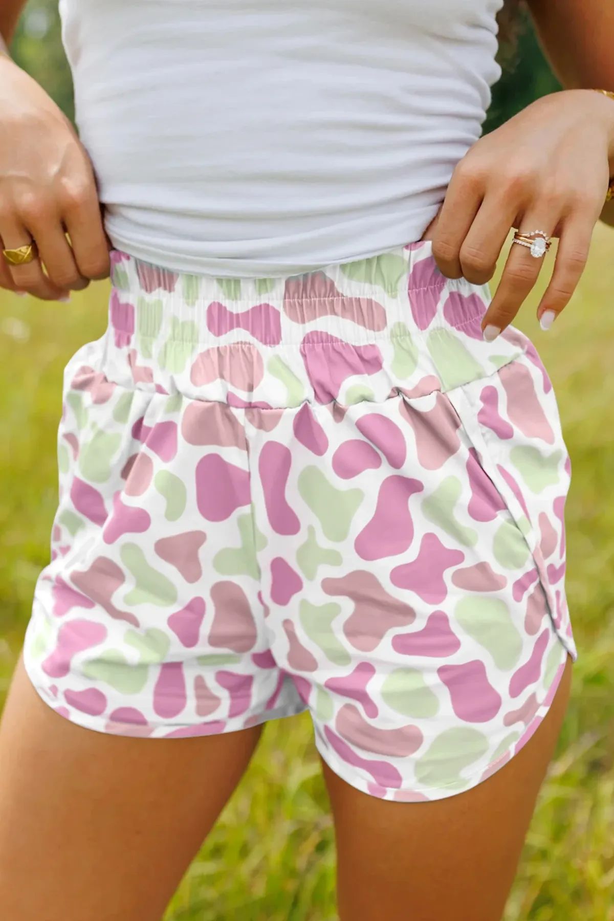 Watercolor Camo Harbor Short
