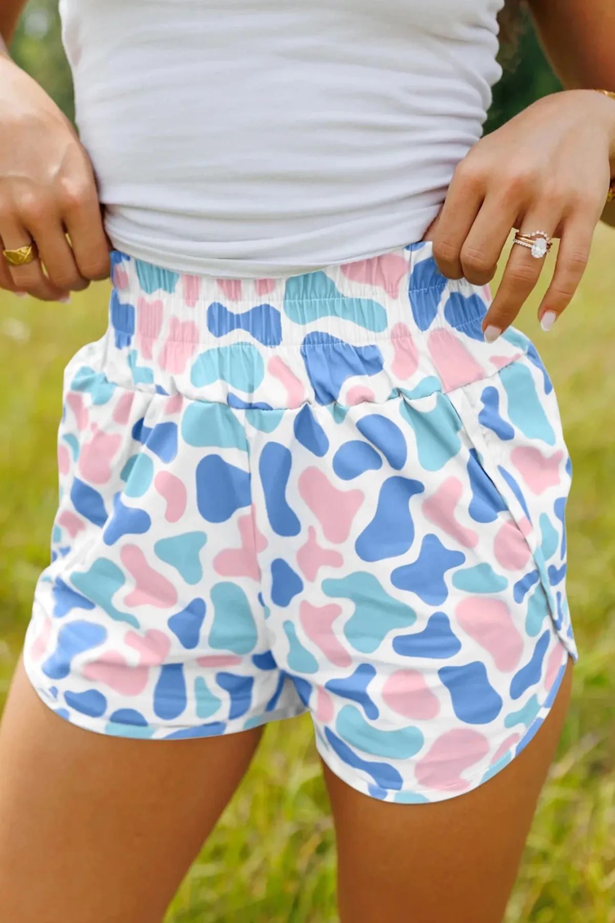 Watercolor Camo Harbor Short