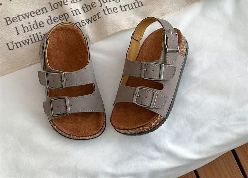 Double Buckle Kids Sandal