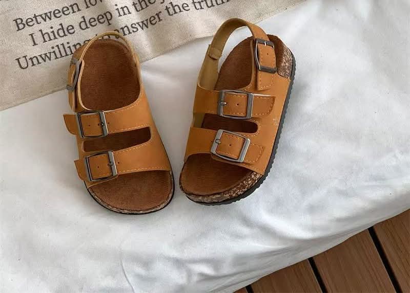 Double Buckle Kids Sandal