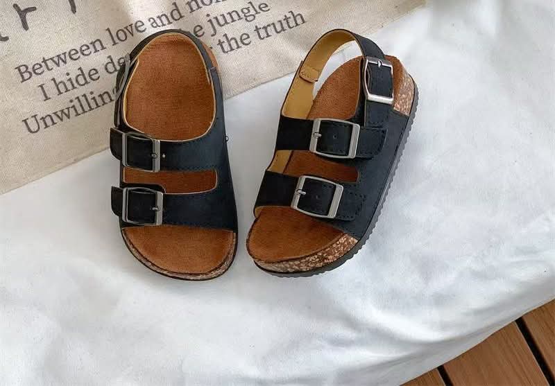 Double Buckle Kids Sandal