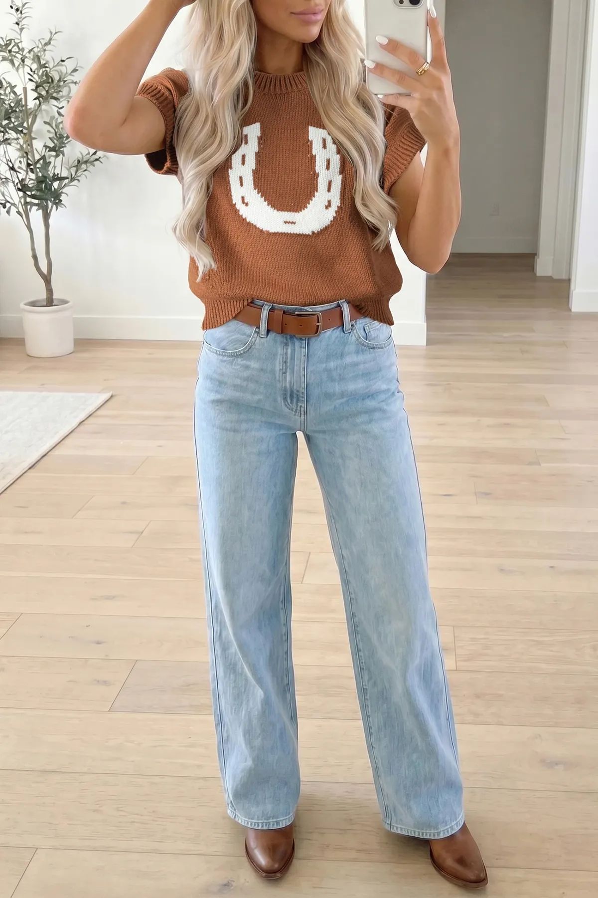 Lucky Horseshoe Sweater