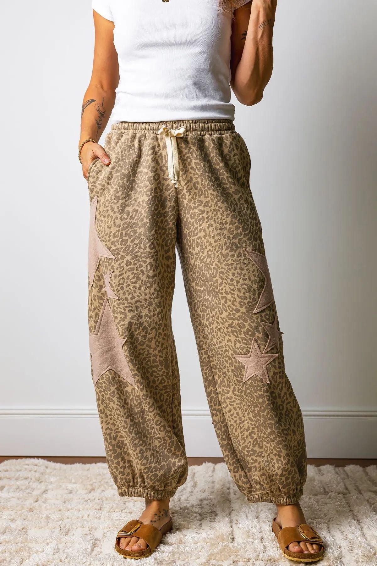 Leopard Star Pants