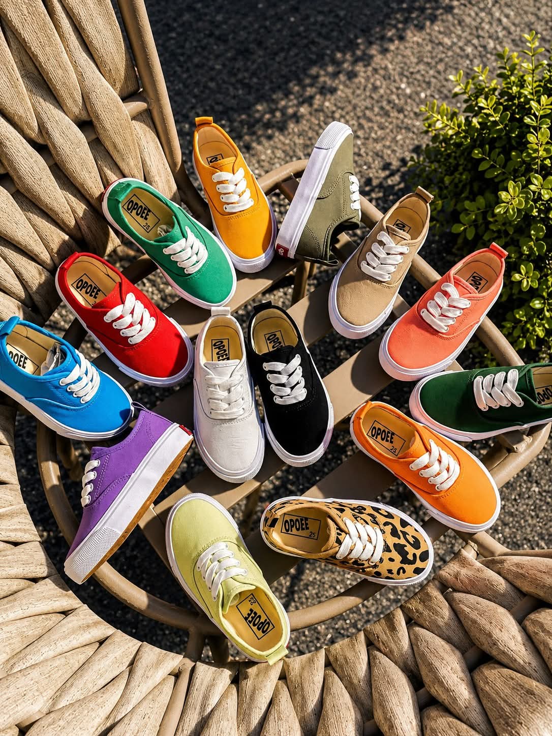 Kids Canvas Lace Up Shoes