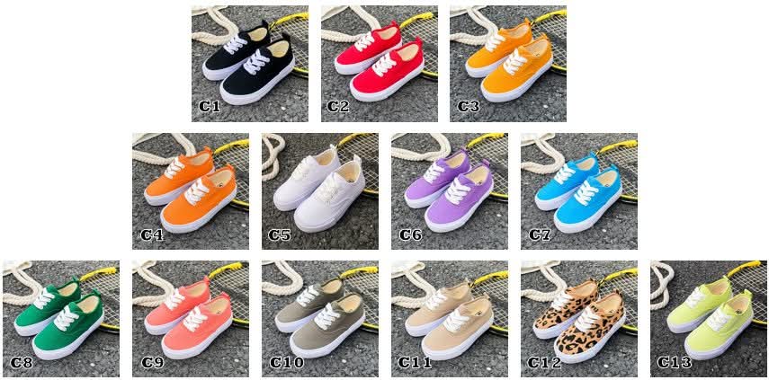 Kids Canvas Lace Up Shoes