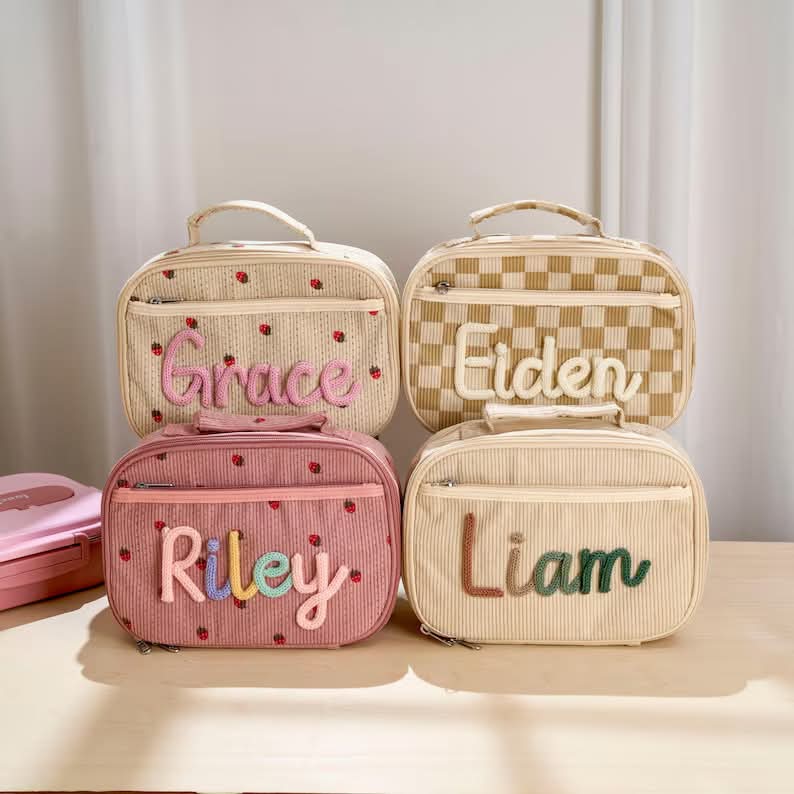 Rope Embroidered Custom Lunch Box