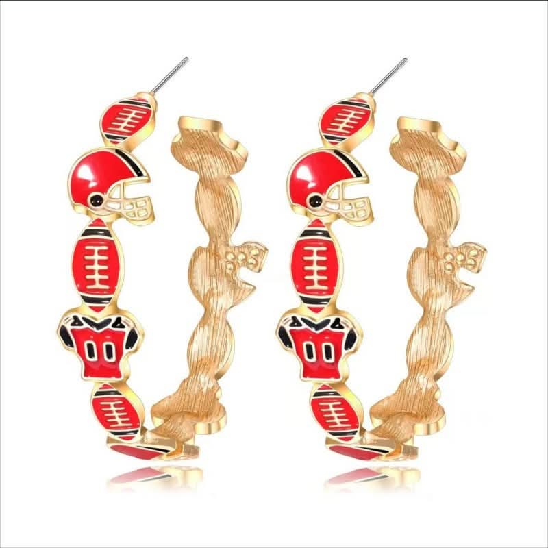 Gane Day Hoop Earrings