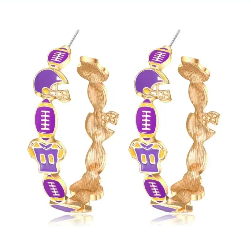 Gane Day Hoop Earrings