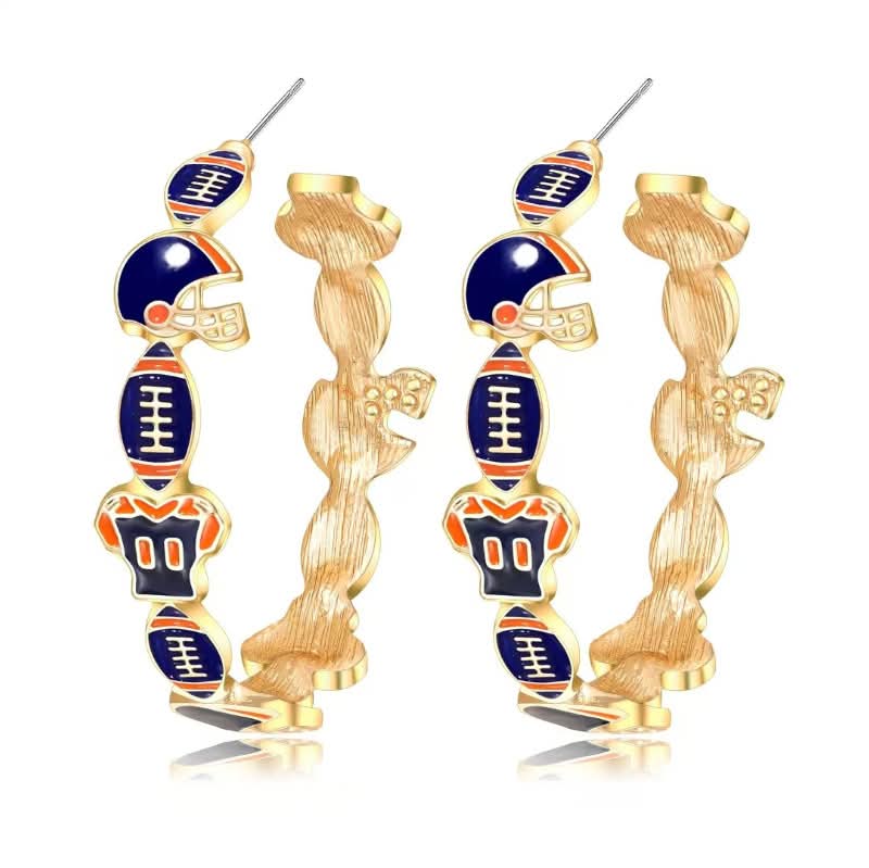 Gane Day Hoop Earrings