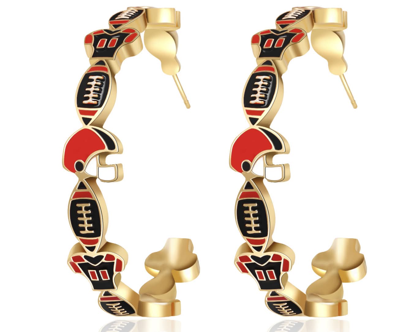 Gane Day Hoop Earrings
