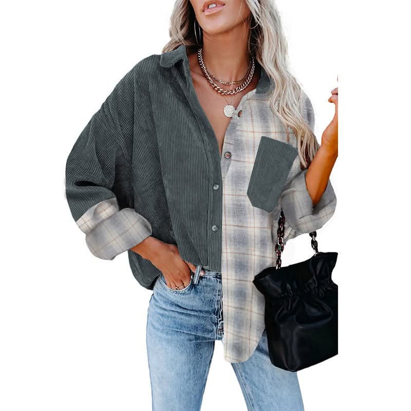 Amelia Patchwork Shacket