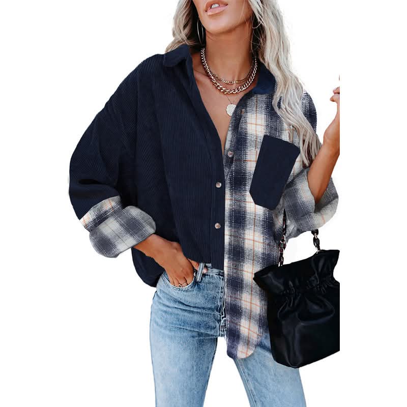 Amelia Patchwork Shacket