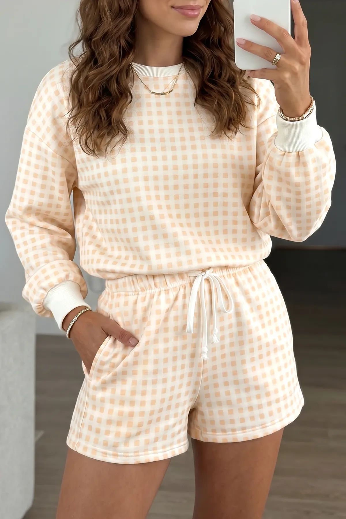 Marlowe Gingham Lounge Set