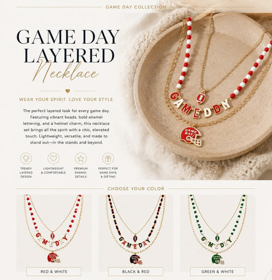 Game Day Layered Necklace