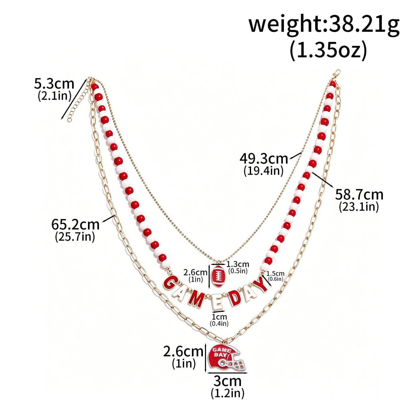 Game Day Layered Necklace