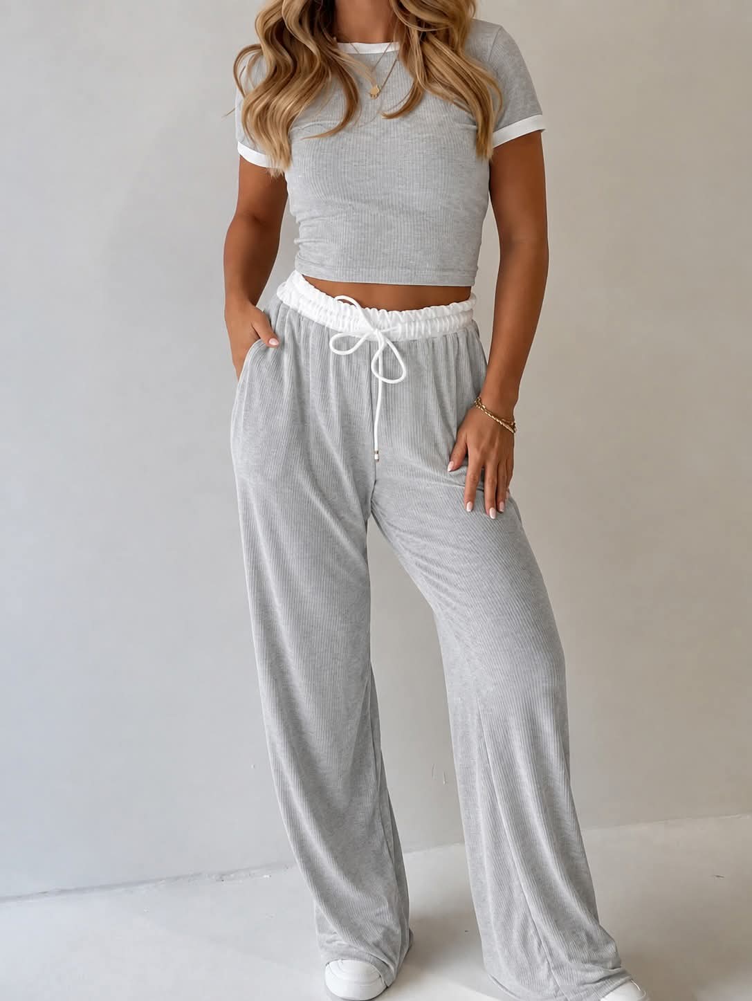 Cozy Ribbed Lounge Set