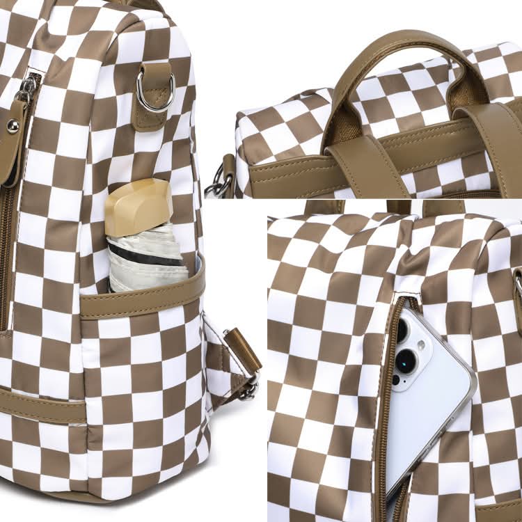 Camden Check Backpack