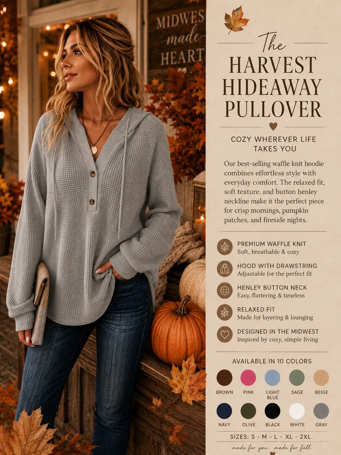 Harvest Hideaway Pullover