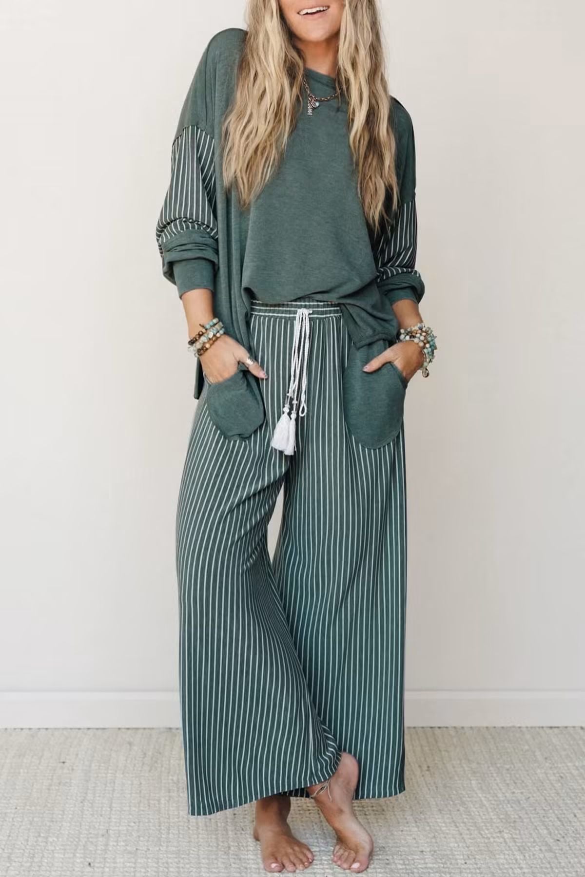 Stripe Lounge Set