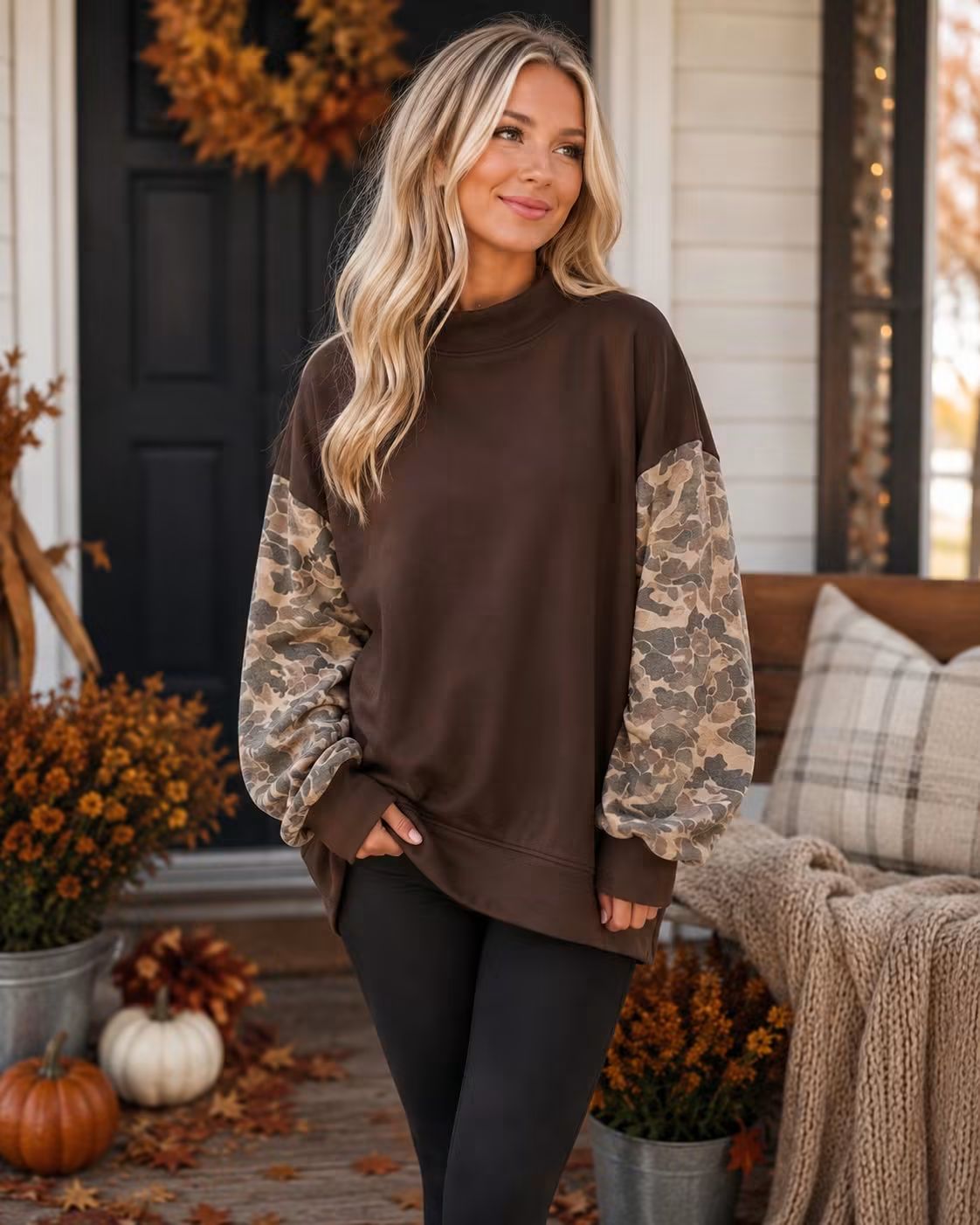 Briarwood Camo Pullover