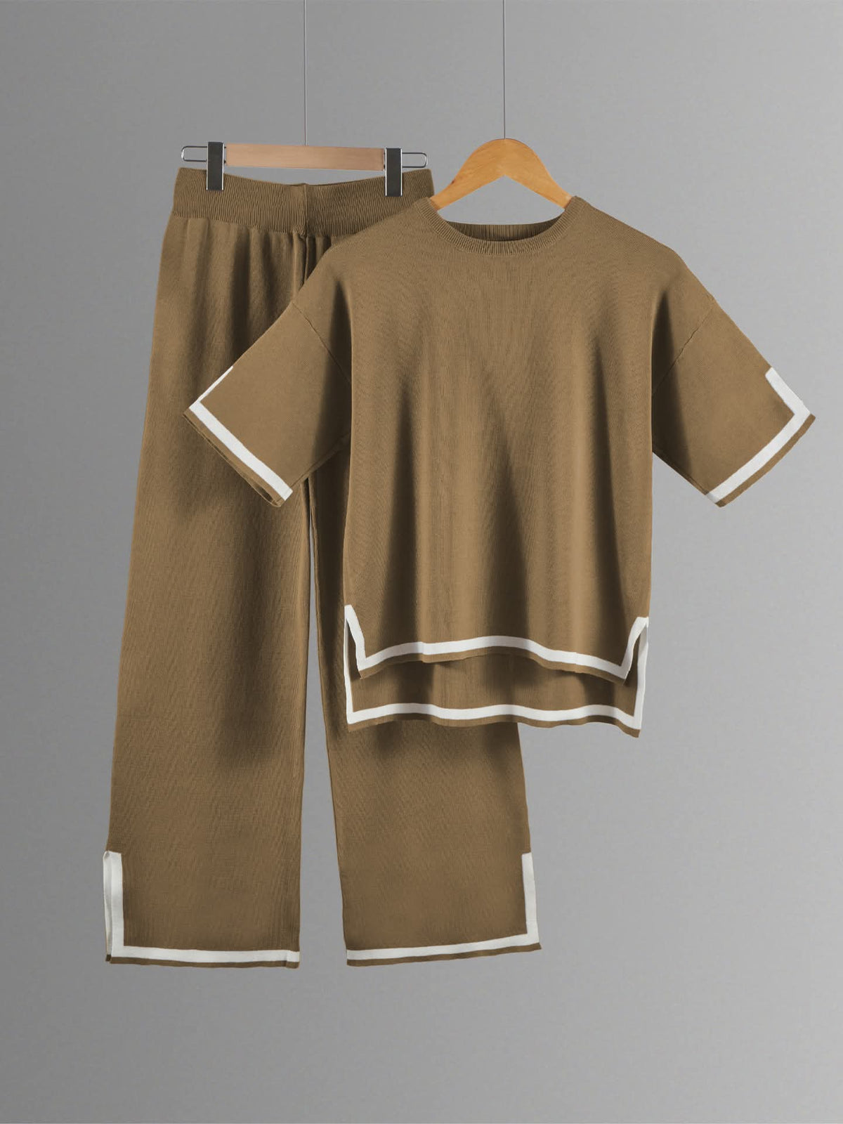 The Wren Contrast Knit Set