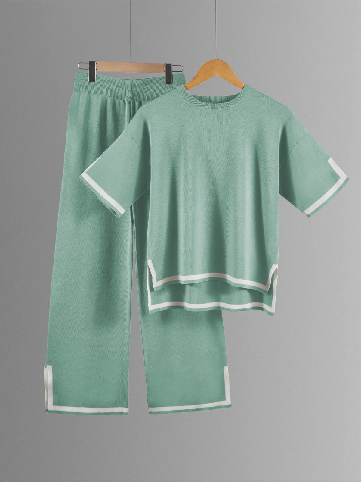 The Wren Contrast Knit Set