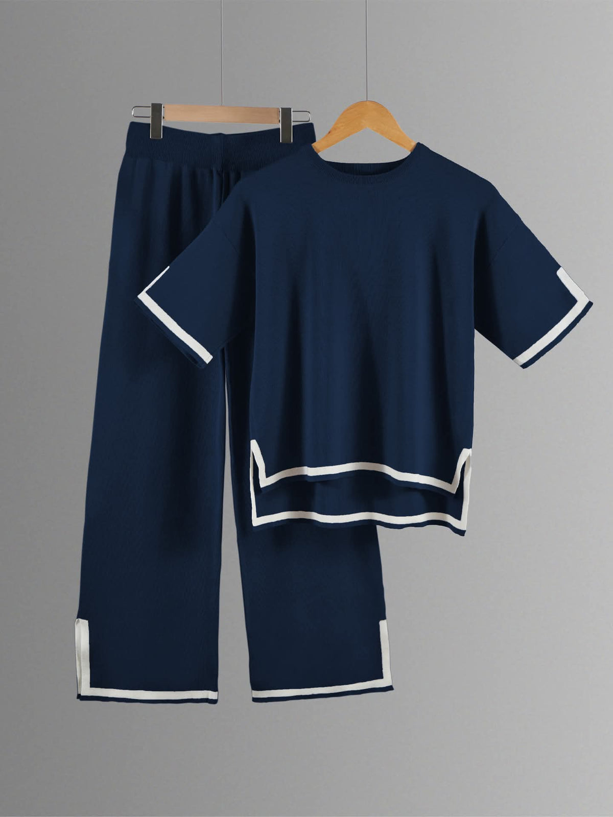 The Wren Contrast Knit Set
