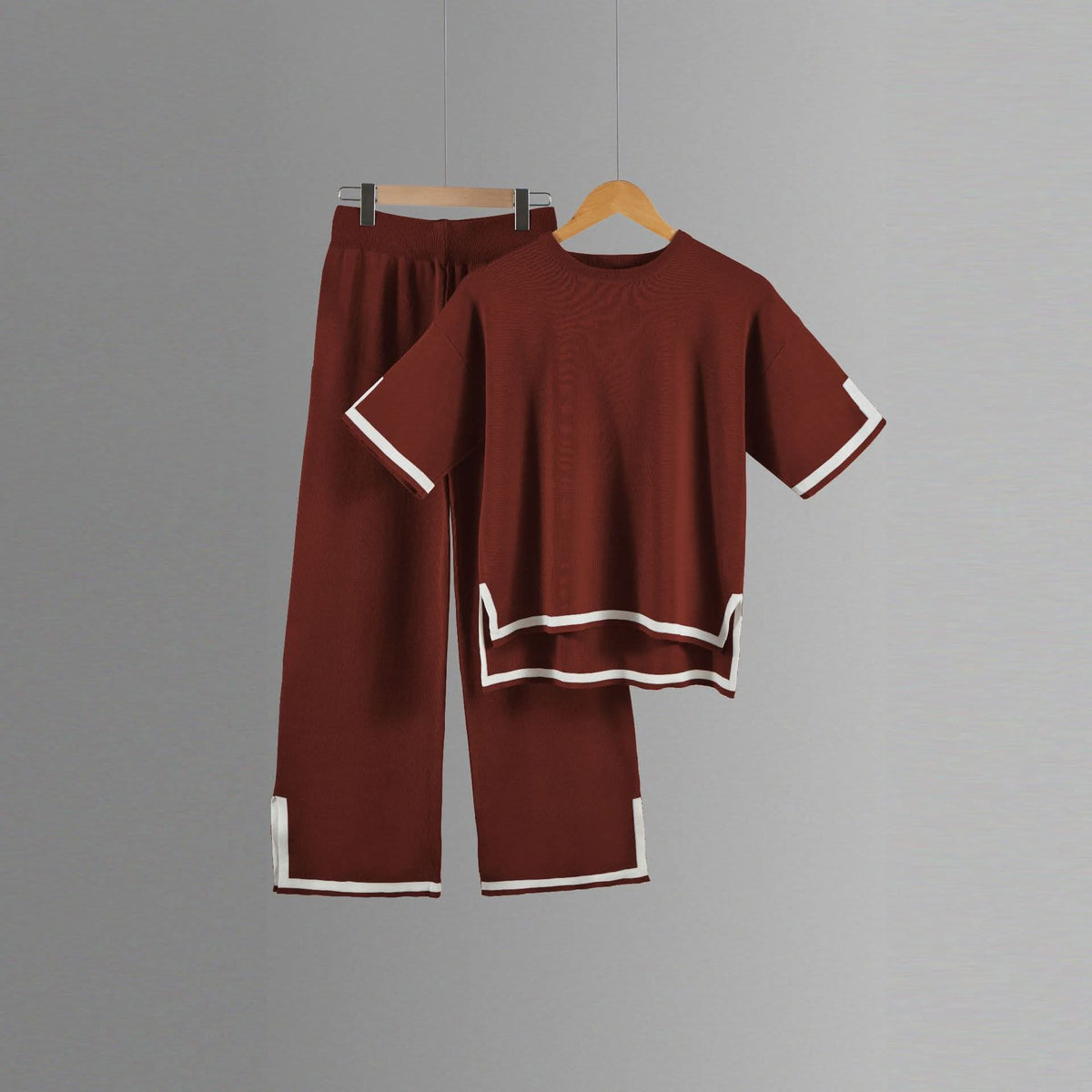 The Wren Contrast Knit Set