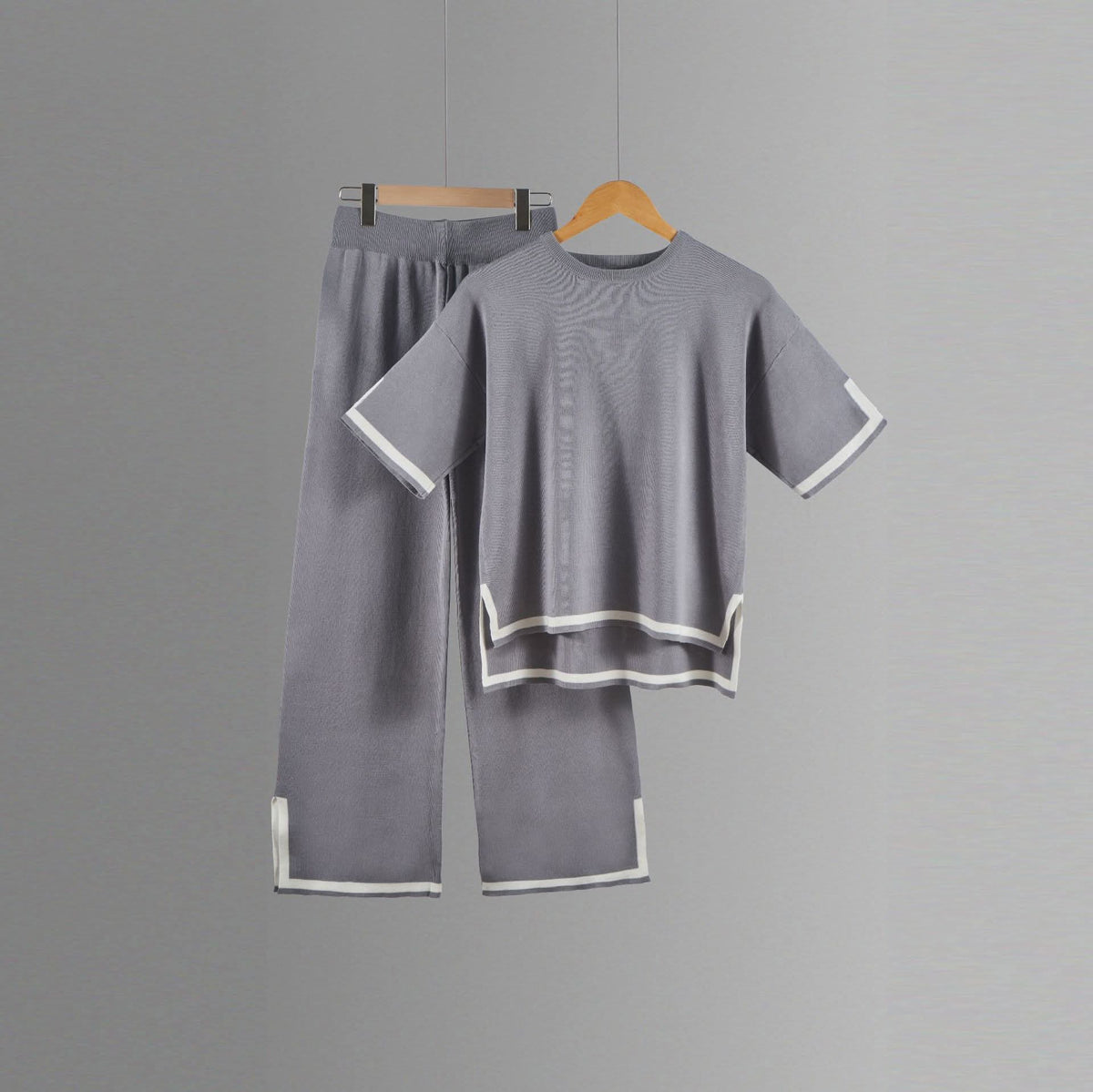The Wren Contrast Knit Set