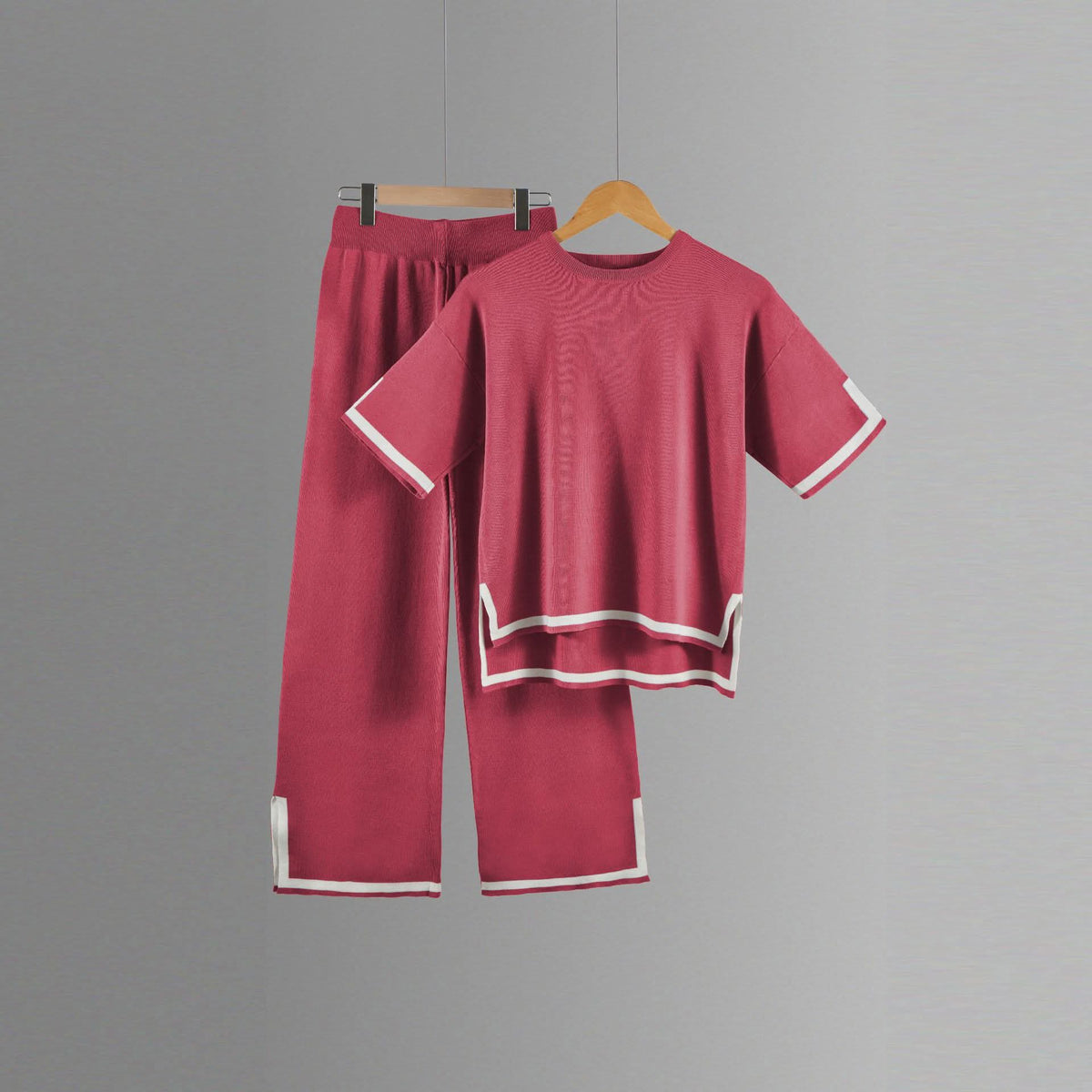 The Wren Contrast Knit Set