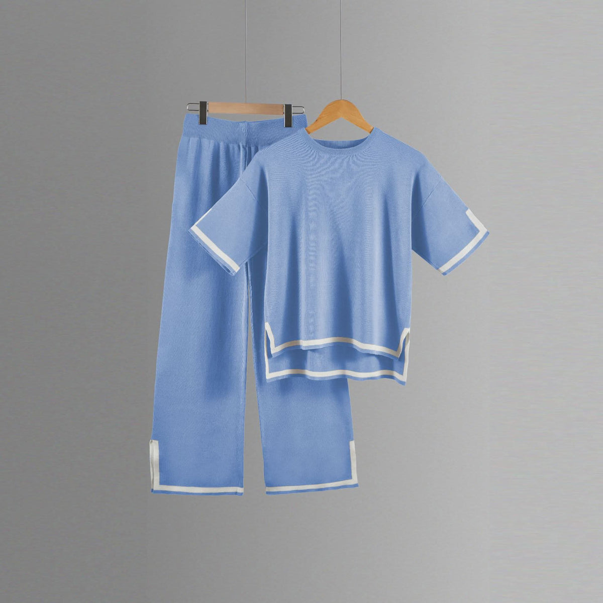 The Wren Contrast Knit Set