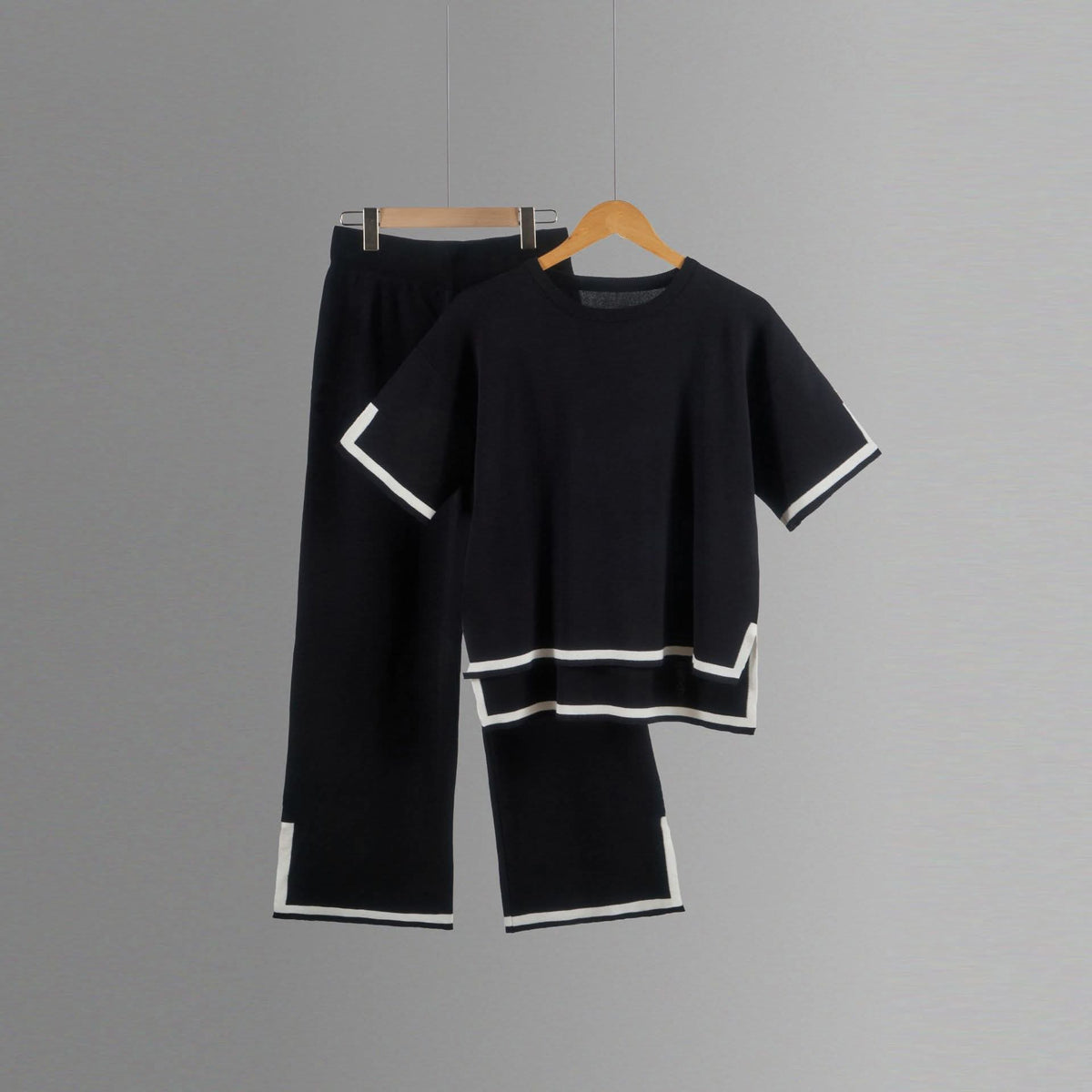 The Wren Contrast Knit Set