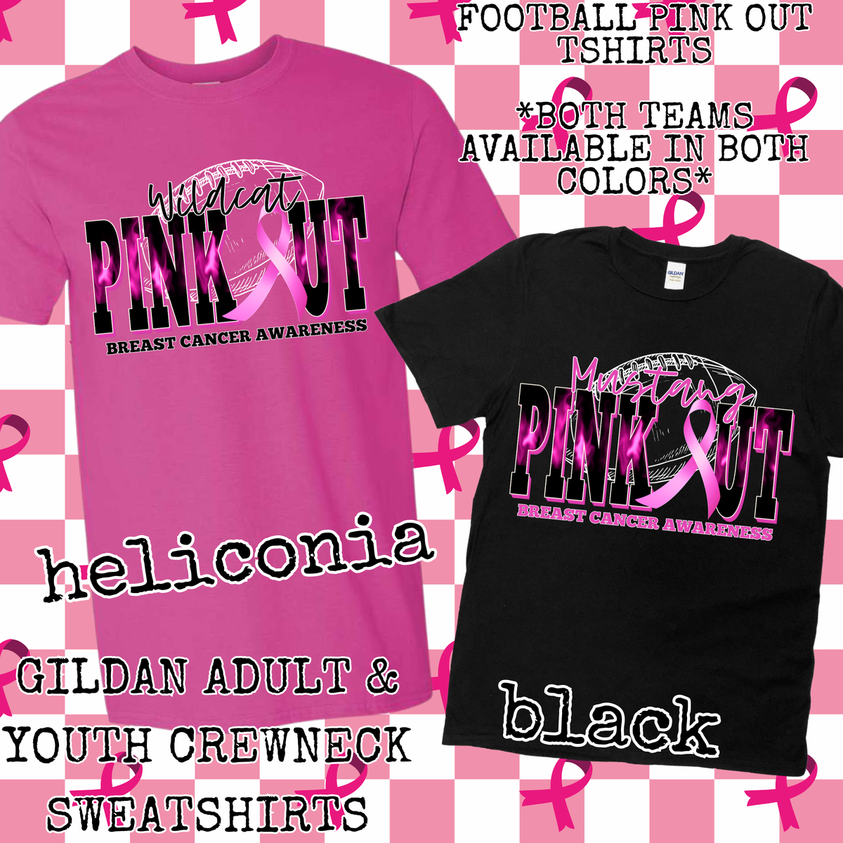 FB PINK OUT TEE