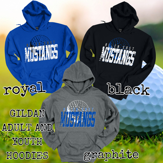 Mustang Halftone Golf Hoodie