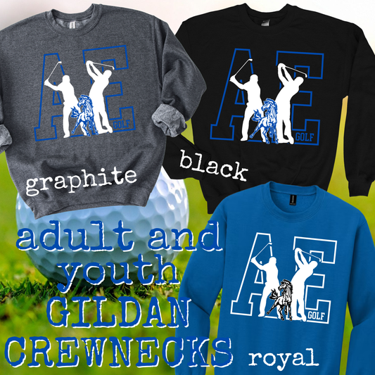 Tee Off Crewneck or Longsleeve Tee
