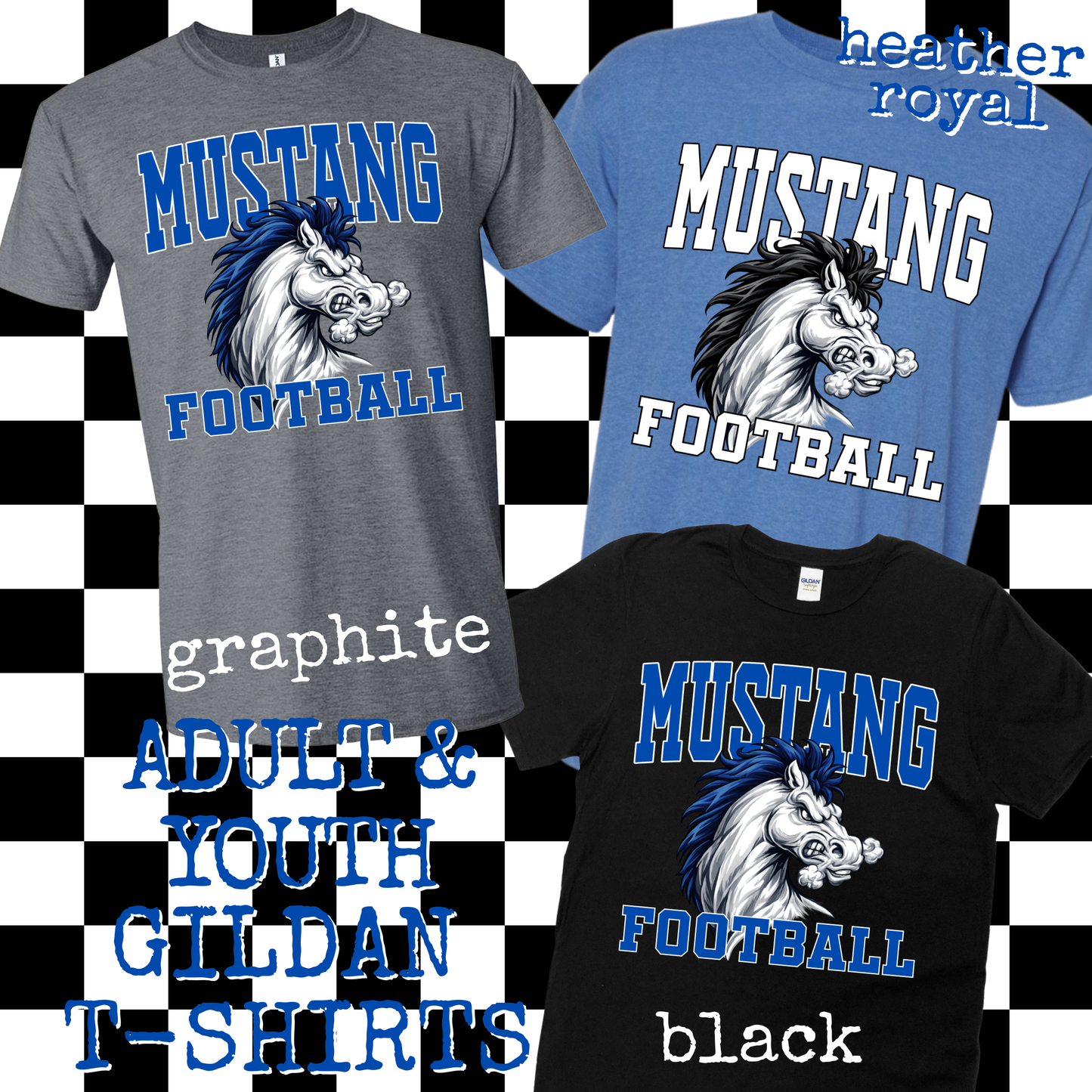 Tough Stang Gildan Tee