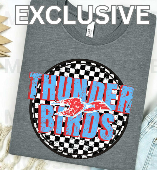 Thunderbird Checkered Youth Tee
